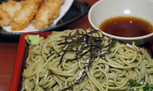 蕎麦と天ぷら定食